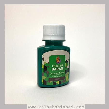 رنگ ویترای ترمه باران- سبز سرامیکی